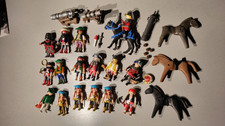 XR LOT PLAYMOBIL CHEVALIER MOYEN AGE PIRATE SOLDAT CANON CORSAIRE CHATEAU FORT