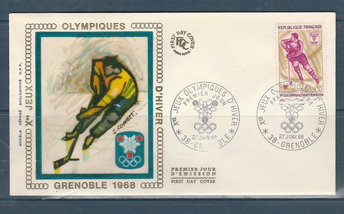 Enveloppe 1er jour hockey - 1er,