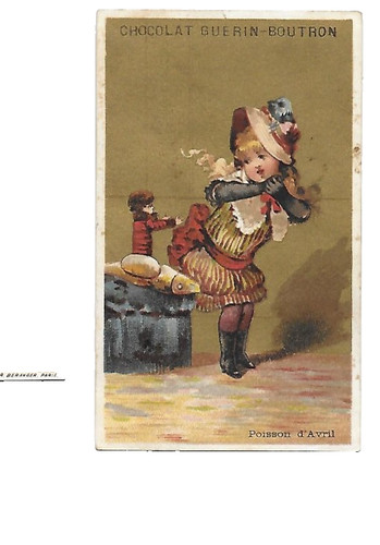Ancien chromo publicitaire - ancien,