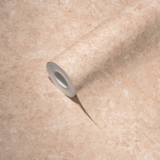 Papier Peint Uni Avec Motif Texturé – Marron Clair, Beige