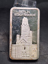 Lingots d'argent 1 once argent fin 999 Degussa Berlin Memorialkirche 1 oz argent