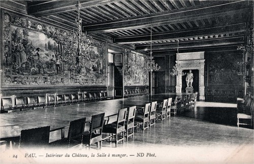 Cpa pau interieur du - -,