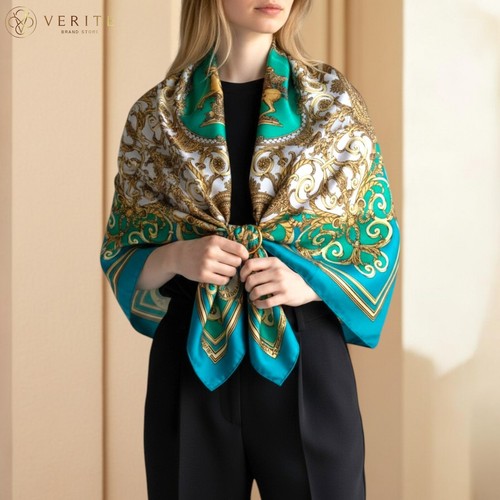 Rare vintage foulard soie - vintage,
