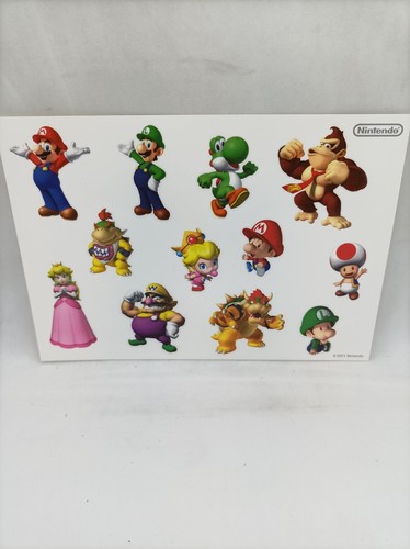 Sticker personnages mario - personnages,