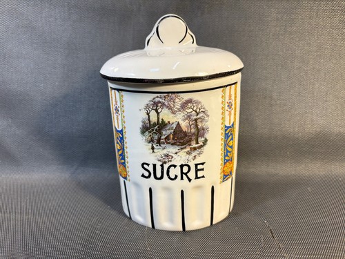 Ancien pot sucre - de, cuisine