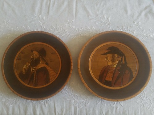 French wooden pyrographic - french,