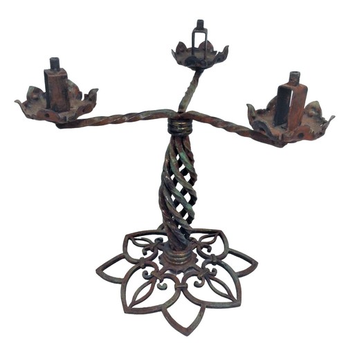 Pied lampe chandelier fer - pied, en