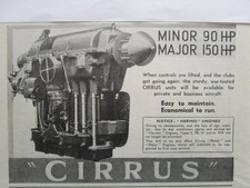 6/1945 PUB BLACKBURN AIRCRAFT CIRRUS MINOR MAJOR ENGINE MOTEUR ORIGINAL AD