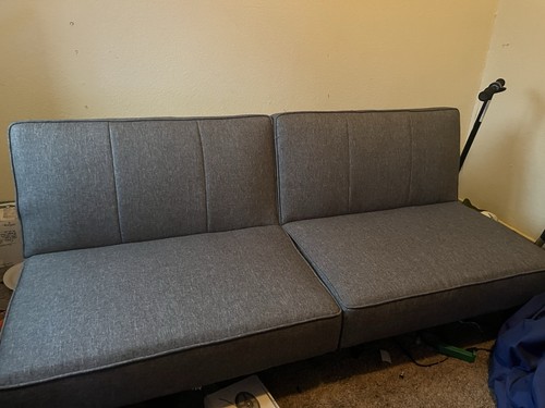 Grey futon great condition - in,