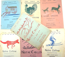 "Notre Colline" 7 Journaux Scolaires Freinet de 1948 à 1954 LE NOYER (Cher) BE