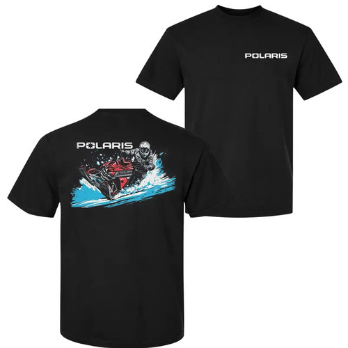 Polaris snowmobile action - snowmobile,