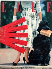 ELLE Magazine n° 350 du 11 Août 1952 ancienne revue de mode couture