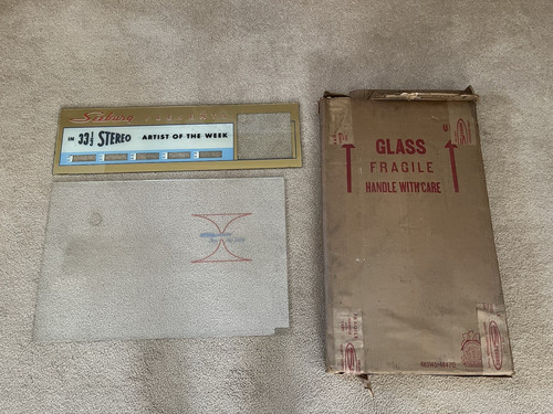 Vintage seeburg jukebox glass - seeburg,