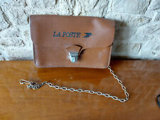 ANCIENNE POCHETTE LA POSTE  CUIR DE FACTEUR
