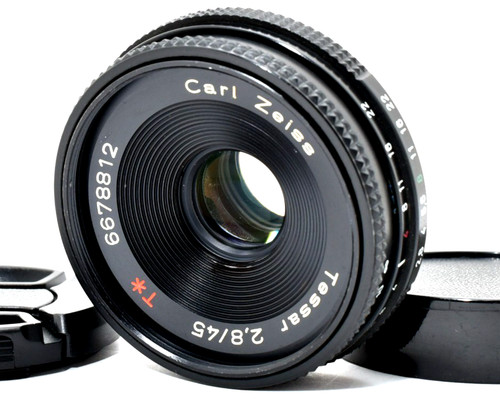 Objectif pancake contax - pancake, carl