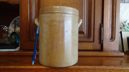 Ancien pot grès vernissé - en,