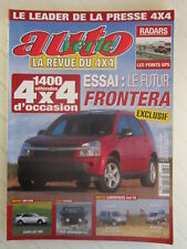 AUTO VERTE 4X4 N° 279 /FRONTERA/CADILLAC SRX/WRANGLER 4L/BERLINGO HDi DANGEL/