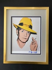 ANDY WARHOL + RARE 1984 SIGNED