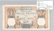 BILLET 1000 FRANCS CERES ET