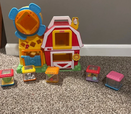 Fisher price peek - a, block