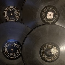 78t Liste Caf'Conce Pathé Saphir 90t. Lot De 4 Disques Au Choix