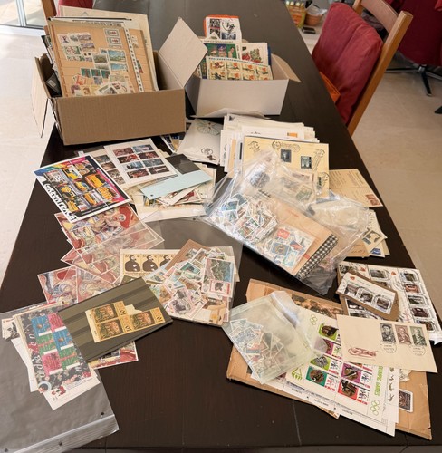 Important lot timbres vrac - , non