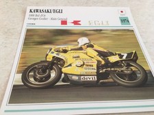 Fiche moto collection atlas motorcycle Kawasaki 1000 Godier Genoud Egli 1974