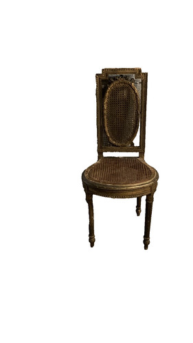 Chaise médaillon style louis - style,