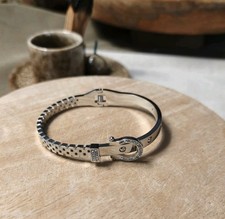 Bracelet Femme en acier inoxydable argenté