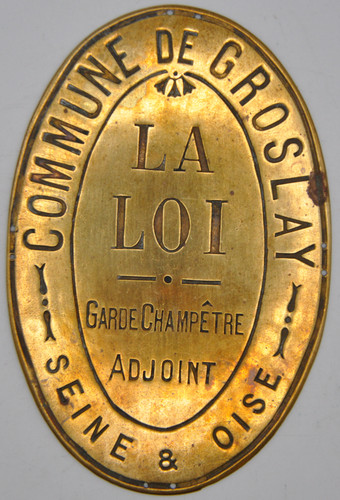 Plaque métier groslay - de,