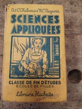 SPECIMEN SCIENCES APPLIQUEES - Classes de fin d'études - Ecole de filles - 1949