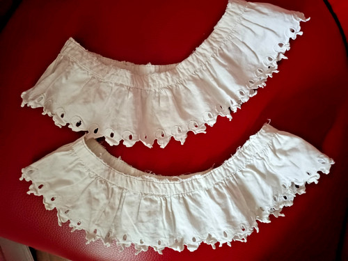 Lot ancien bas jupon - lot, coton