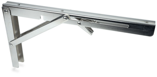 Equerre inox battante pour