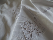 Grande nappe ancienne  lin 