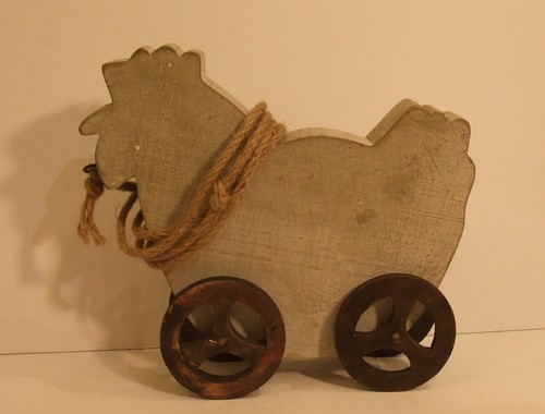 Poule roulettes ancien - à,