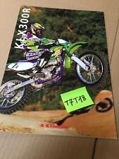 Kawasaki KLX300R enduro prospectus catalogue publicité brochure KLX 300 R
