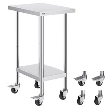 VEVOR Table de Travail en Inox