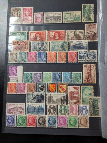 Timbres oblitérés avant - timbres,