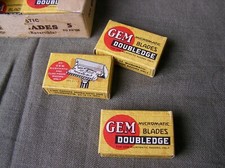 WW2 US PAQUET LAMES DE RASOIRS NEUF AMÉRICAINES GEM SORTIE DE SA BOITE D'ORIGINE