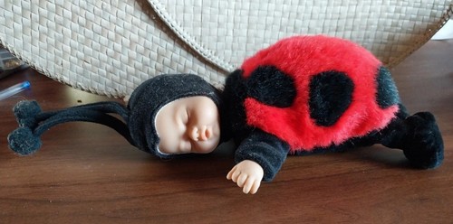 Peluche bébé coccinelle - peluche,