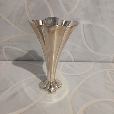 Vase soliflore métal argenté