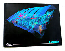 ANCIEN POSTER AFFICHE AUTOMOBILE VOITURE 3D - BENDIX - COURSE CIRCUIT - 60x46cm