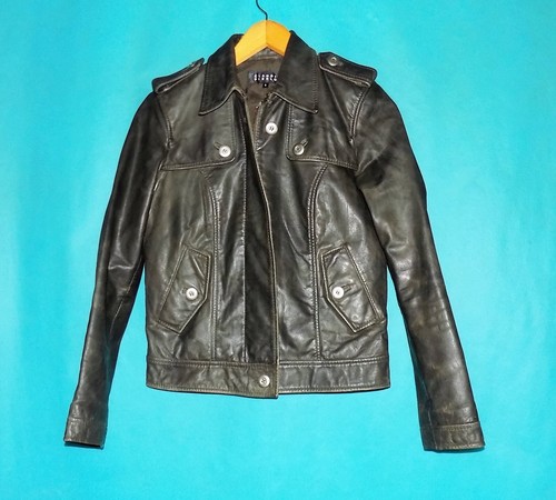 Veste claudie pierlot cuir - claudie,