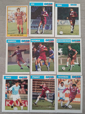 9 x fiche Onze Mondial FCM FOOTBALL CLUB DE METZ Lorraine  football foot ligue 1