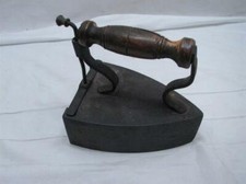 Antique Cast Sad Iron Slug Box