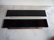 2 Plaques d'immatriculation vierges noires