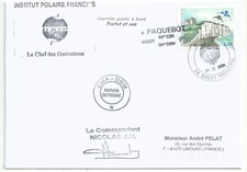 YT 3239 - Dieppe - Cerf volant - Lettre postée à bord du MD Paquebot - Brest 