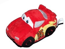Peluche Doudou Voiture Flash Mc Queen CARS Disney Nicotoy Grelot 20 cm 587/1092