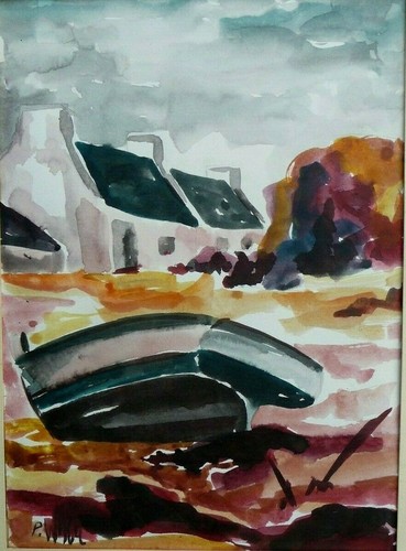 Aquarelle originale welgel - p,