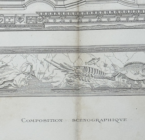 Gravure xixème antiquité - gravure,